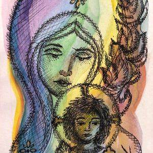 Virgen Maria y el Niño Jesus, imagenes para orar, iconos, estampas católicas, imágenes sagrada, Niño Jesús