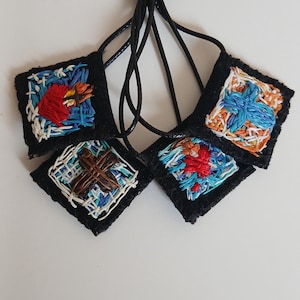 Scapulars, Brown Scapular, Heart of Jesus, Heart of Mary