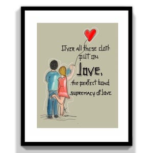 Supremacy of Love, DIGITAL DOWNLOAD, love and friendship, Valentine's Day, love and peace