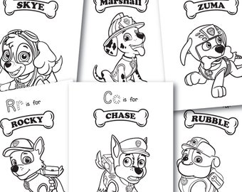 Paw Patrol Coloring |