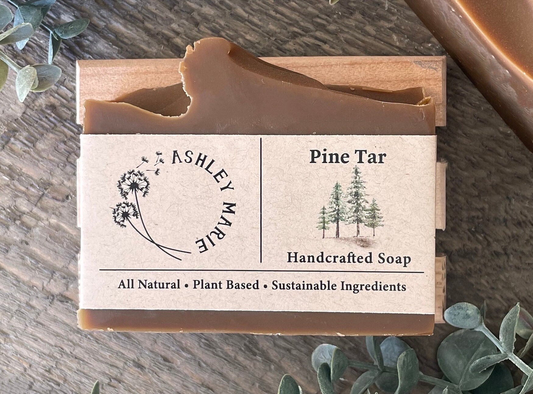 Pine Tar Soap Antifungal Soap Eczema Soap Bar Soap for Men Soap for