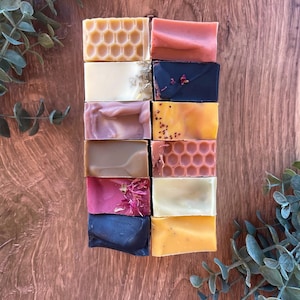 Soap Minis - Travel Size Natural Soap Bars - Mini Handmade Soaps -Half Size Bar Soaps for Guests, Gifts, Travel & Sampling - Pick Your Scent