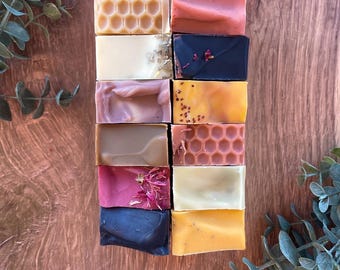 Soap Minis - Travel Size Natural Soap Bars - Mini Handmade Soaps -Half Size Bar Soaps for Guests, Gifts, Travel & Sampling - Pick Your Scent