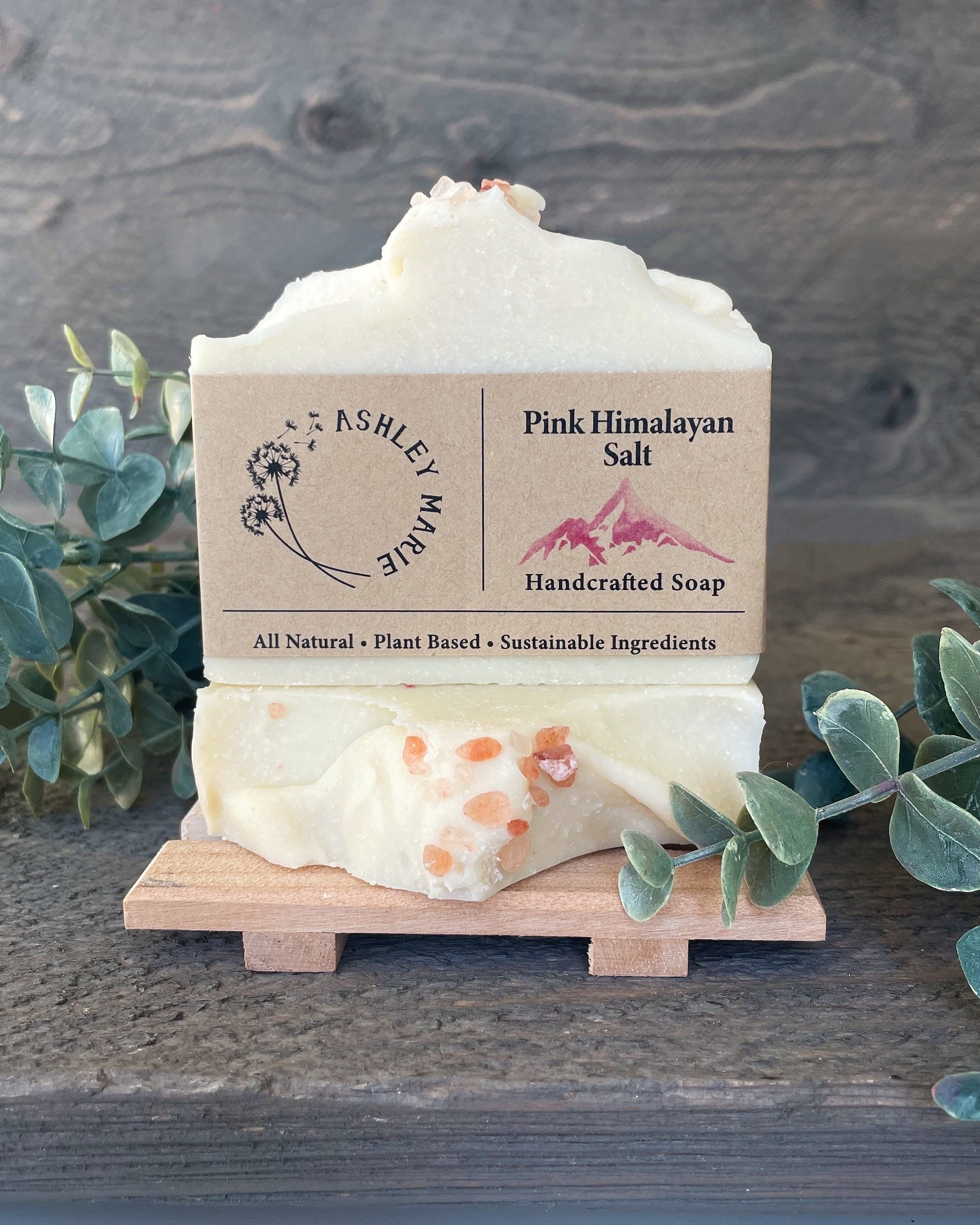 Pink Himalayan Salt Soap – Exfoliating Eucalyptus Sea Salt Bar ...