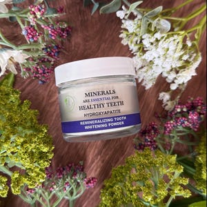 Organic Tooth Powder - Natural Toothpaste - Healthy Gums & Teeth - Teeth Whitener - Remineralizing toothpaste - Healthy Teeth