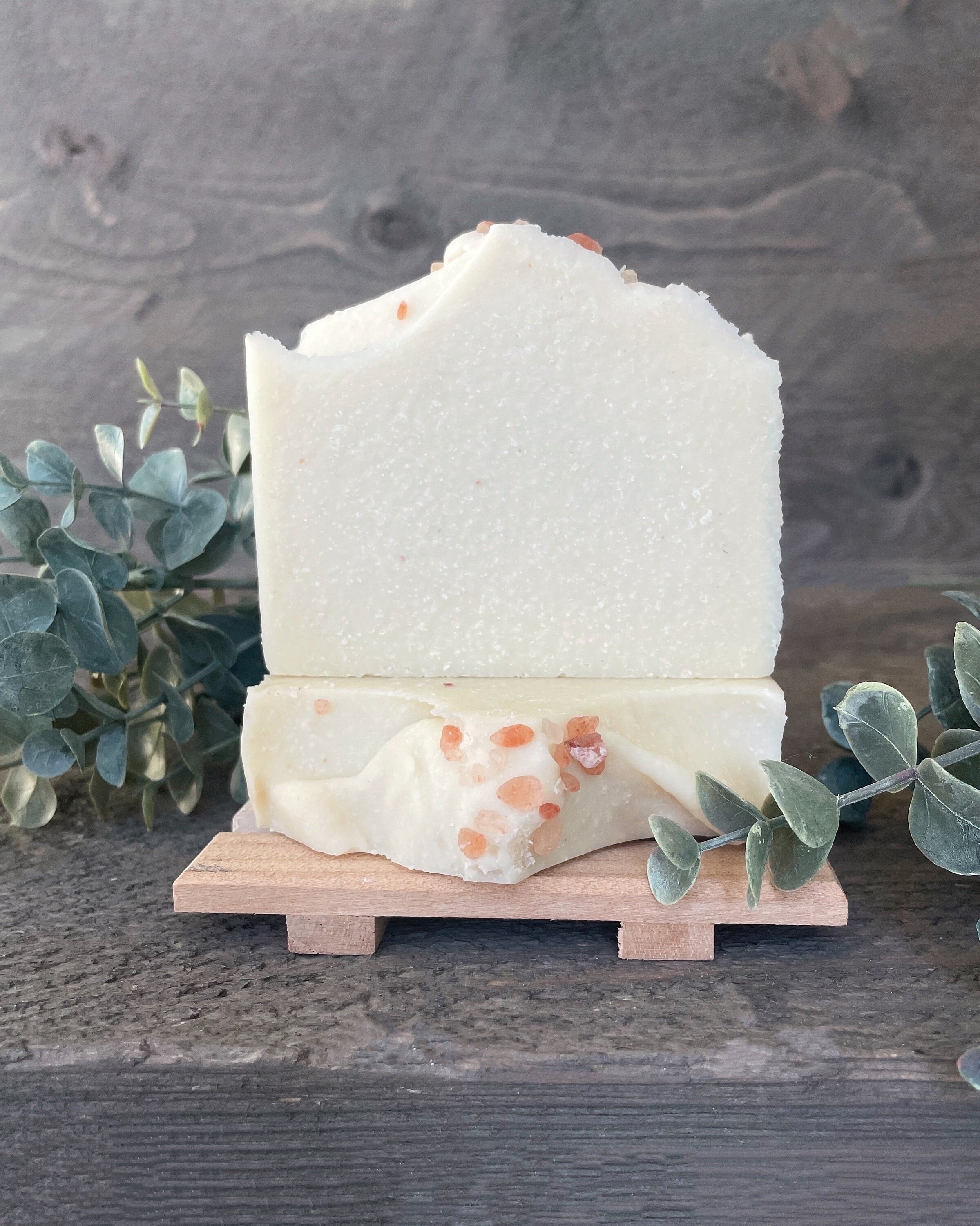 Pink Himalayan Salt Soap – Exfoliating Eucalyptus Sea Salt Bar ...