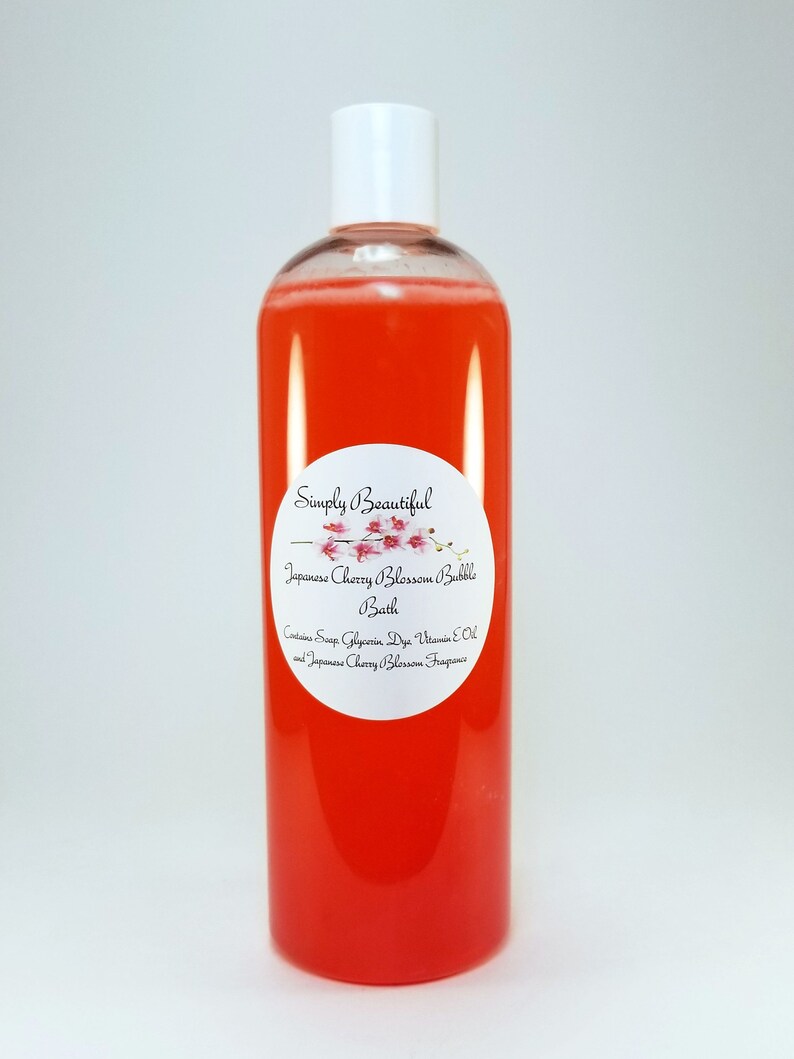Japanese Cherry Blossom Bubble Bath 16oz - Etsy