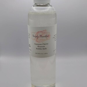 Simply Beautiful Dye free Bubble Bath 8oz Unisex/Mujeres/Niños