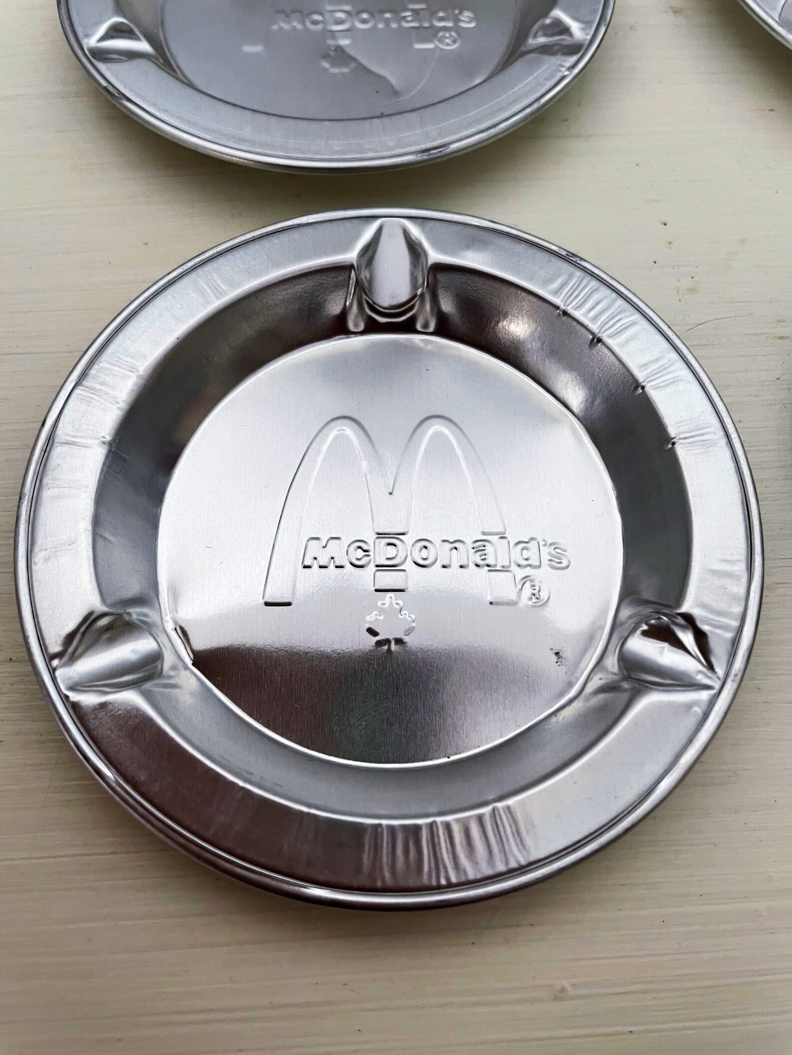 Collectible Mcdonalds Aluminum Ashtrays. Free Shipping Etsy