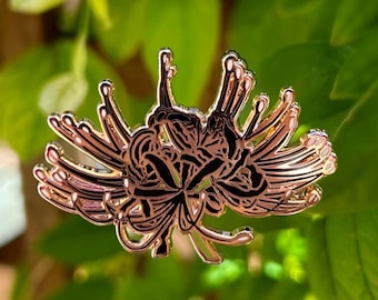 Pin de esmalte duro de Black Spider Lily - Anime/Manga/Manhwa/Manhua
