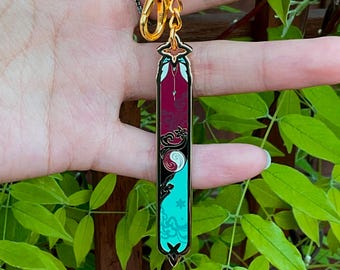Jiaoqiu  - Hard Enamel Honkai: Star Rail Keychain (Fan creation)