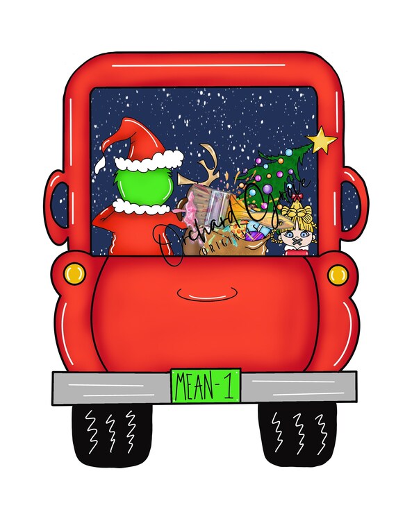 TEMPLATE: Digital Template Door Hanger Grinch Mean One - Etsy