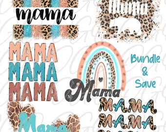 FILE PNG, Mama BUNDLE 6 disegni, png, mama orso, mama camicia, mama png