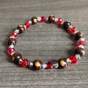 Ohio State Bracelet, Buckeyes Bracelet, OSU jewelry, Gift for Ohio State Fan, Tailgate Accessories