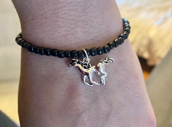 Stunning Horse and Girl Silhouette | 100% Custom Gold Fo