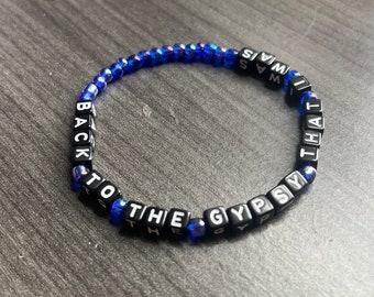 Stevie Nicks Beaded Bracelet: Fleetwood Mac Fan Gift