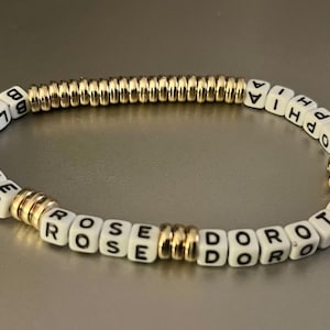Golden Girls Bracelet, Golden Girls Fan, Golden Girls Memorabilia, Golden Girls Gift, Golden Girls Jewelry