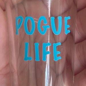 Szklanka do wódki Pogue Life, Outer Banks, gadżety dla fanów, prezent dla przyjaciela, miłośnik Johna B, wystrój, szklanka do napojów
