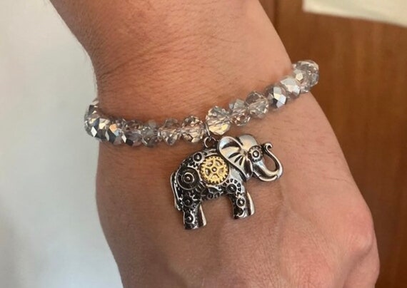 Joma Jewellery A Little 'Lucky Elephant' Bracelet 17.5cm Stretch - Jewellery  from Faith Jewellers UK