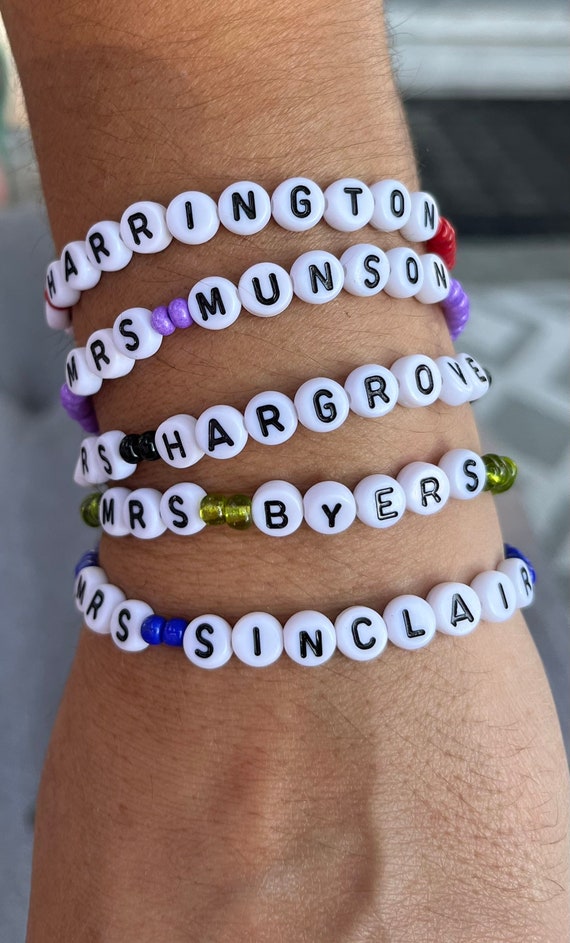 Stranger Things Bracelet Stranger Things Crush Braceletmrs Etsy