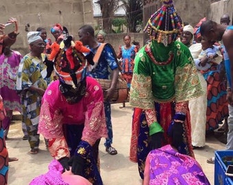 Kleding Gender-neutrale kleding volwassenen Kilts en rokken Heilig Doek voor Egbe/Alaraagbo Aso Osun