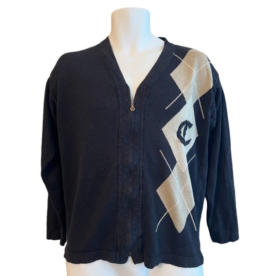 Vtg Callaway Golf Apparel Mens M Full Zip Sweater… - image 1
