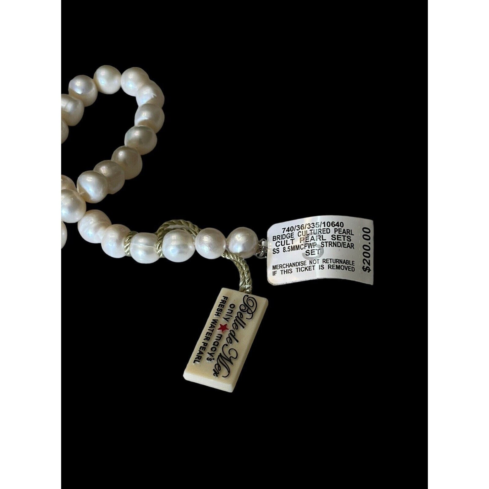 Belle de mer cultured freshwater pearl store