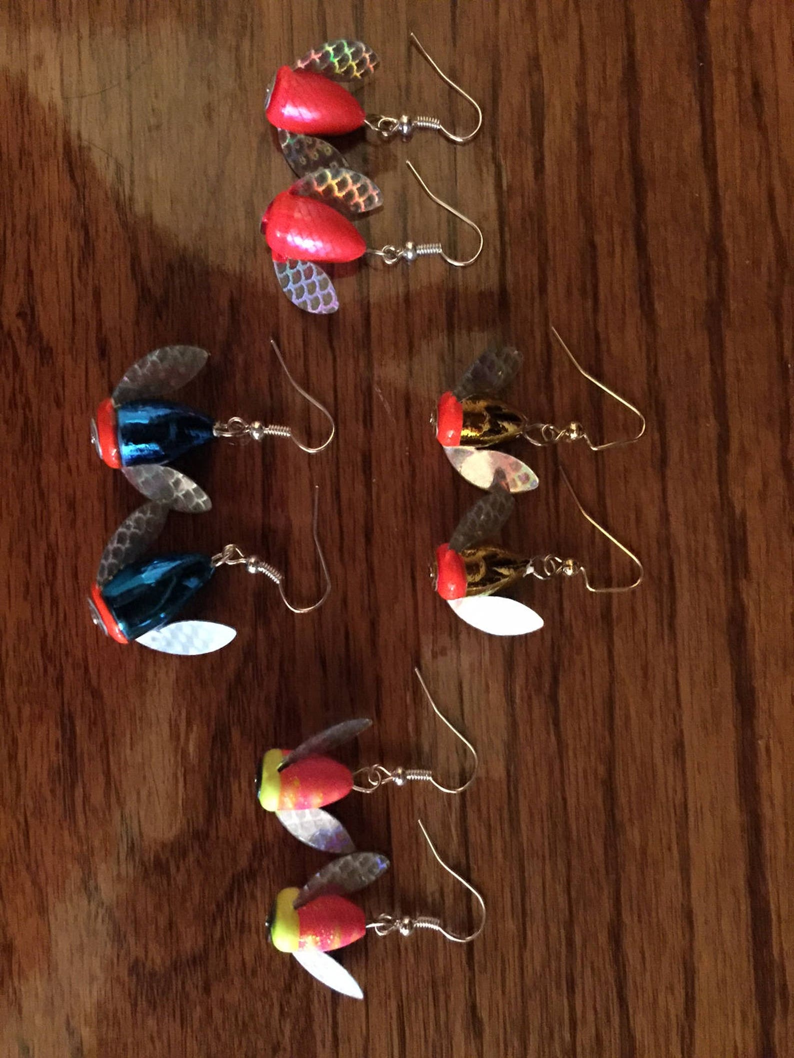 Alaskan Authentic Hand Made Winged Spin N Glow Fishing Lure Etsy