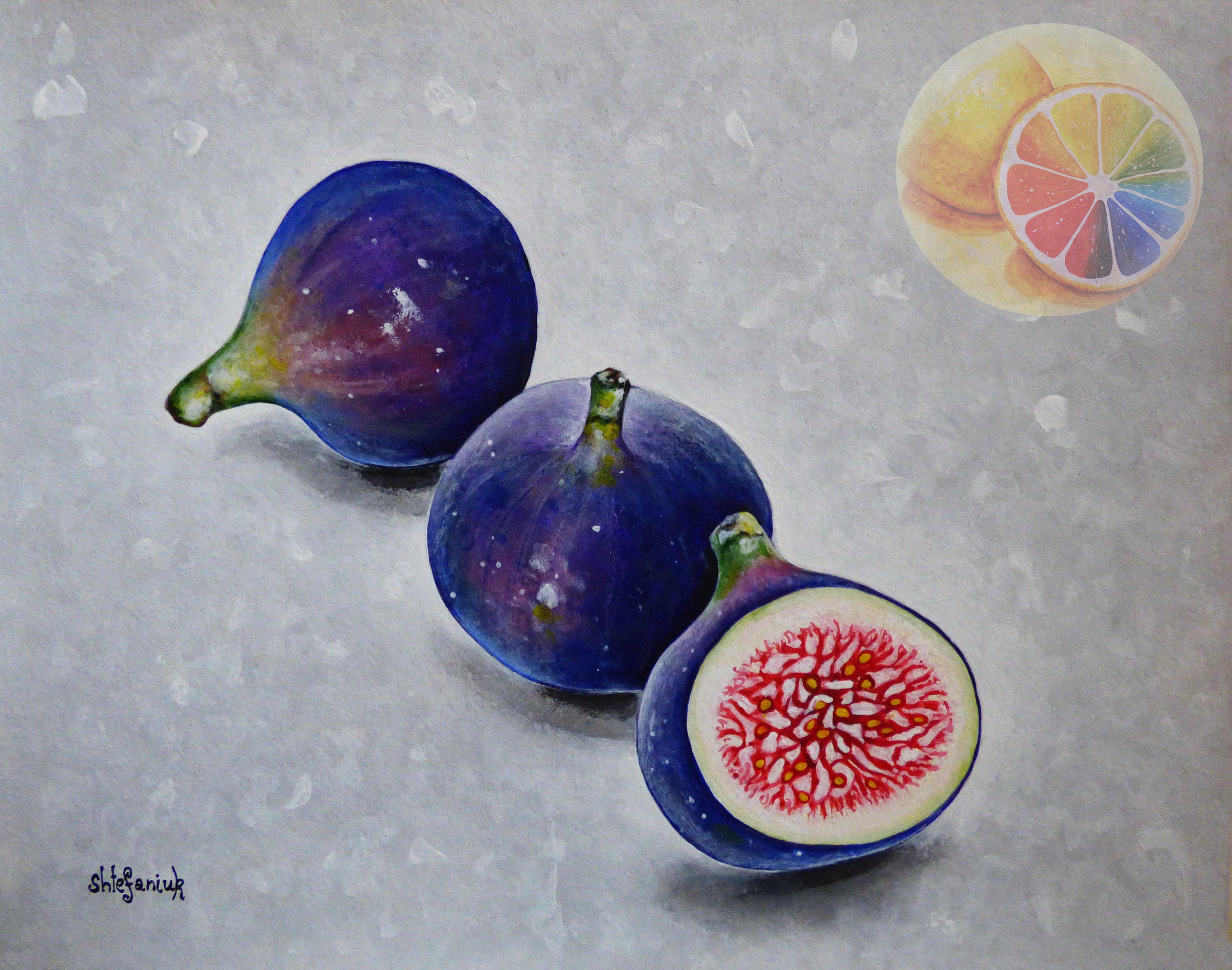 Figs Fig Art Fresh figs Exotic Fruit 8x10 Etsy