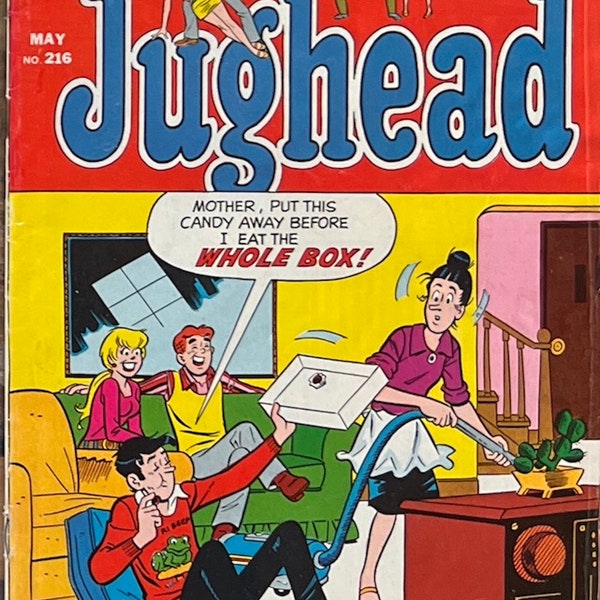 Any 5 Jughead Archie Comics, Vol 1, Issues 216 - 352, 1971 to 1987