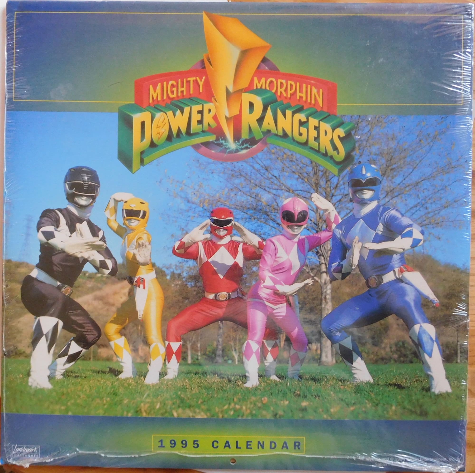 NEW Power Rangers 1995 2023 2034 Wall Calendar Still Sealed Etsy