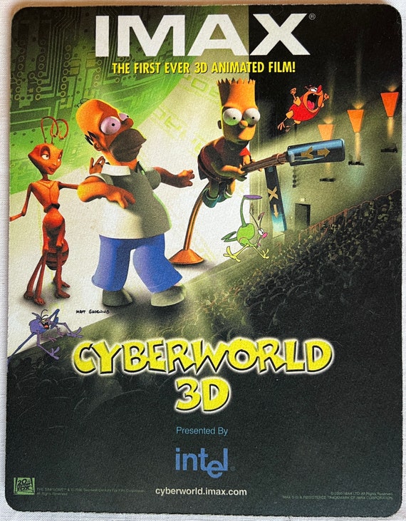 Cyberworld IMAX the First 3D Animated Film Commemorative - Etsy Cyberworld IMAX the First 3D Animated Film Commemorative - Etsy