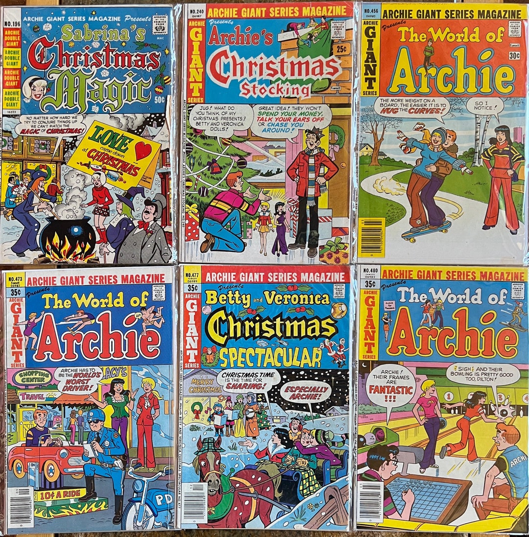 Any 5 Archie Giant Series Magazine Comics, Issue Nos. 196 613, 1972 to ...