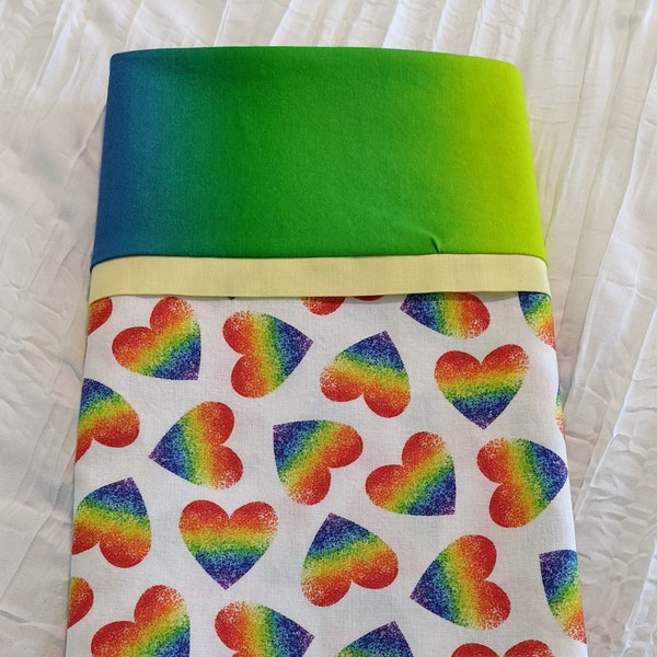 Rainbow Pillowcase Etsy