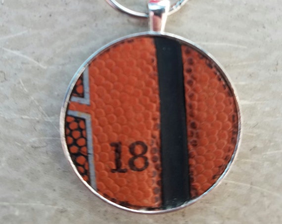 Basketball Zipper/Bag Pull, Personalized Basketball Zipper/Bag Pull, Basketball Team Gifts, Real Basketbal Zipper/Bag Pull, Sports Bag Pull