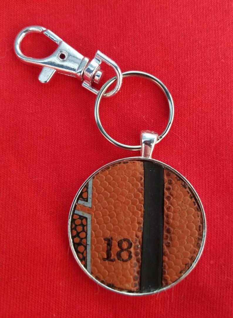 Basketball Zipper/Bag Pull, Personalized Basketball Zipper/Bag Pull, Basketball Team Gifts, Real Basketbal Zipper/Bag Pull, Sports Bag Pull image 2