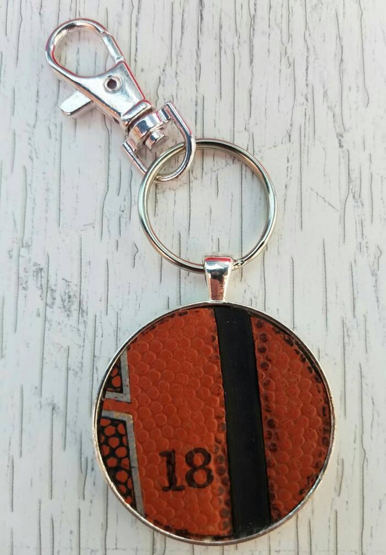 Basketball Zipper/Bag Pull, Personalized Basketball Zipper/Bag Pull, Basketball Team Gifts, Real Basketbal Zipper/Bag Pull, Sports Bag Pull image 4