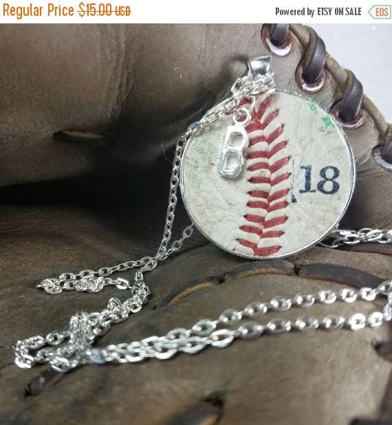 etsy baseball necklace