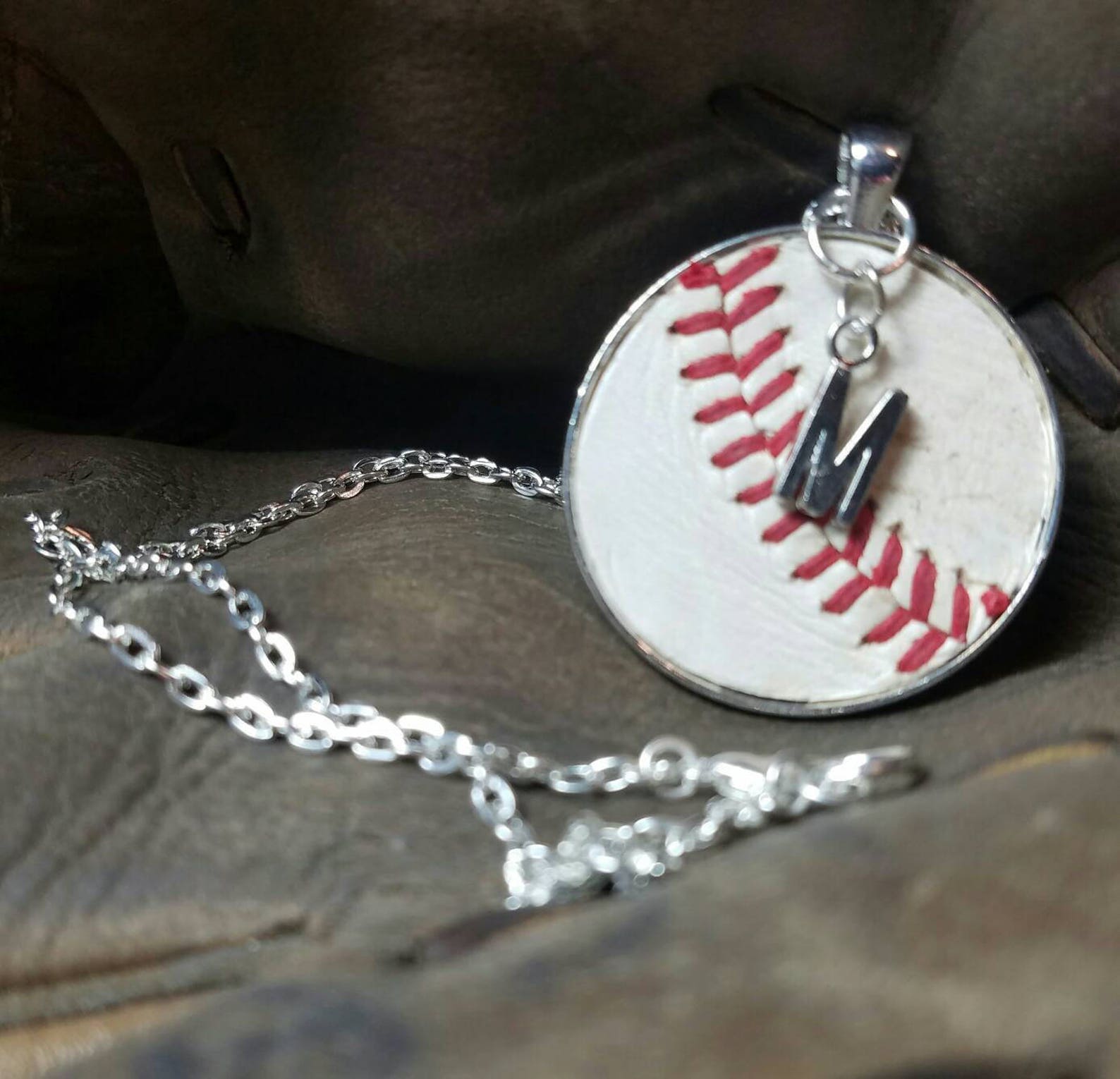 Baseball Jewelry Baseball Necklace Baseball Team Gifts Etsy