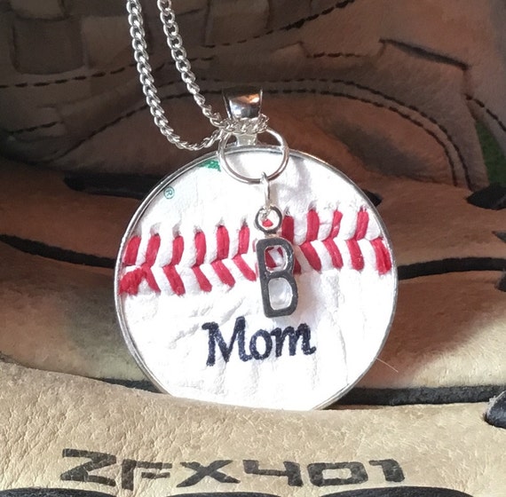 Baseball Mom Jewelry, Baseball Mom Necklace, Baseball Team Gifts, Personalized Baseball Jewelry, Personalized Mom Baseball Necklace