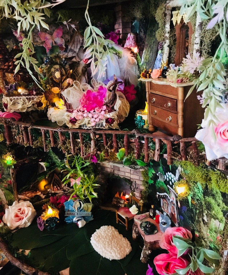 A Fairy Hideaway... Faerie House Fae Dollhouse Romantic Etsy