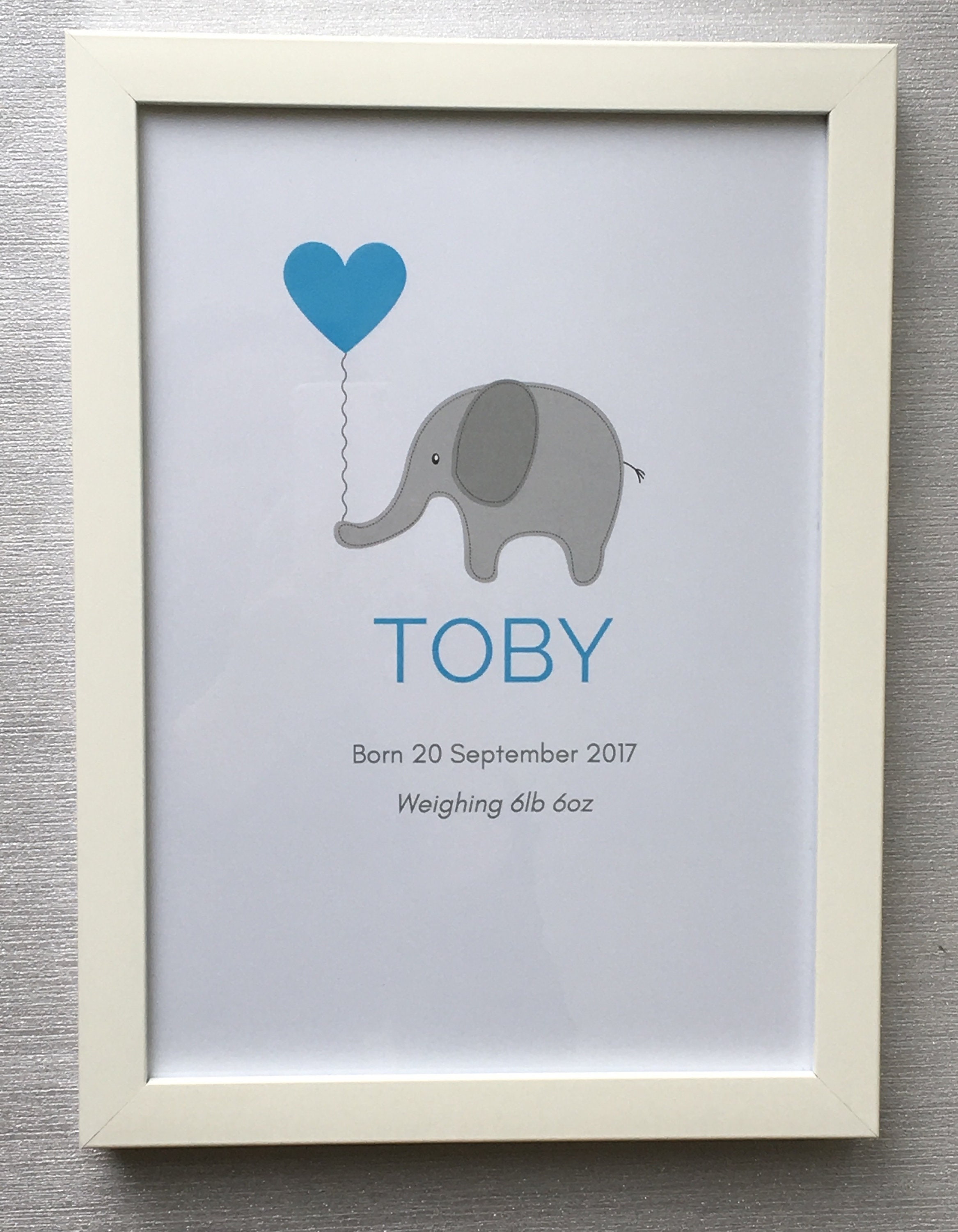 Baby Birth Frame.new Baby Gift.baby Details Frame.new Baby Etsy