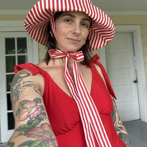 Tallulah Sun Hat PDF Sewing Pattern: Adjustable, Reversible