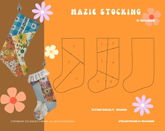 Patrón de costura para medias Mazie