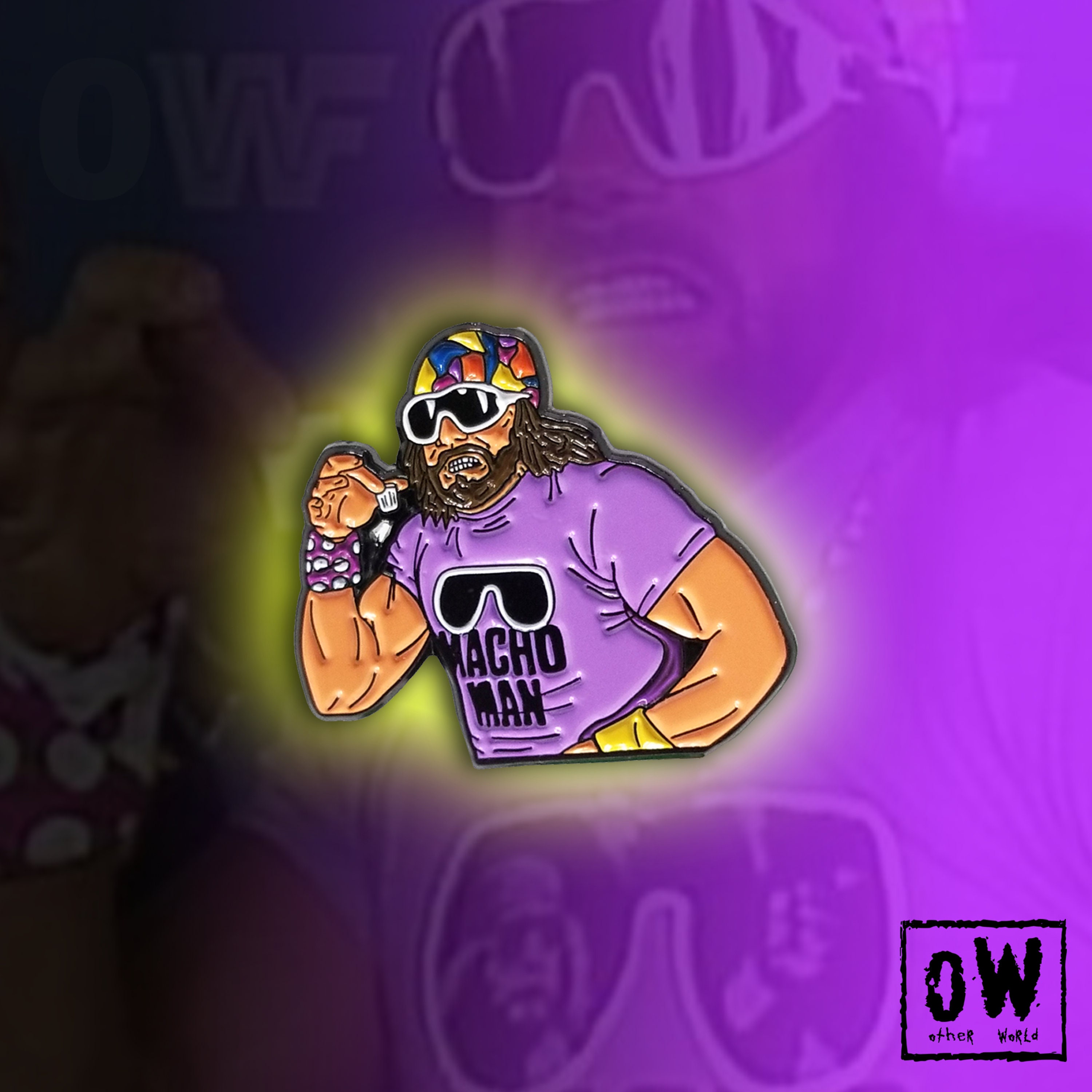 Macho Man pin