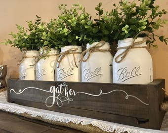mason jar centerpieces etsy