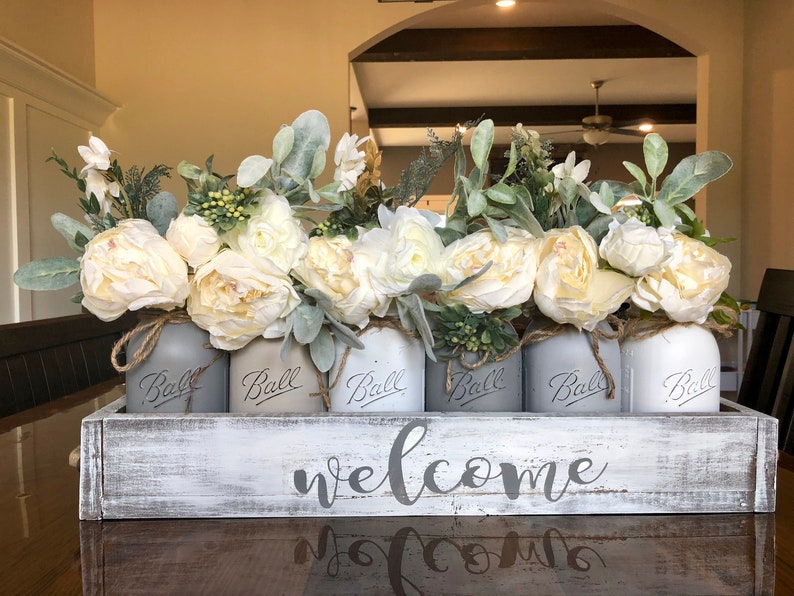 Lambs ear decor lambs ear wreath farmhouse centerpiece Etsy