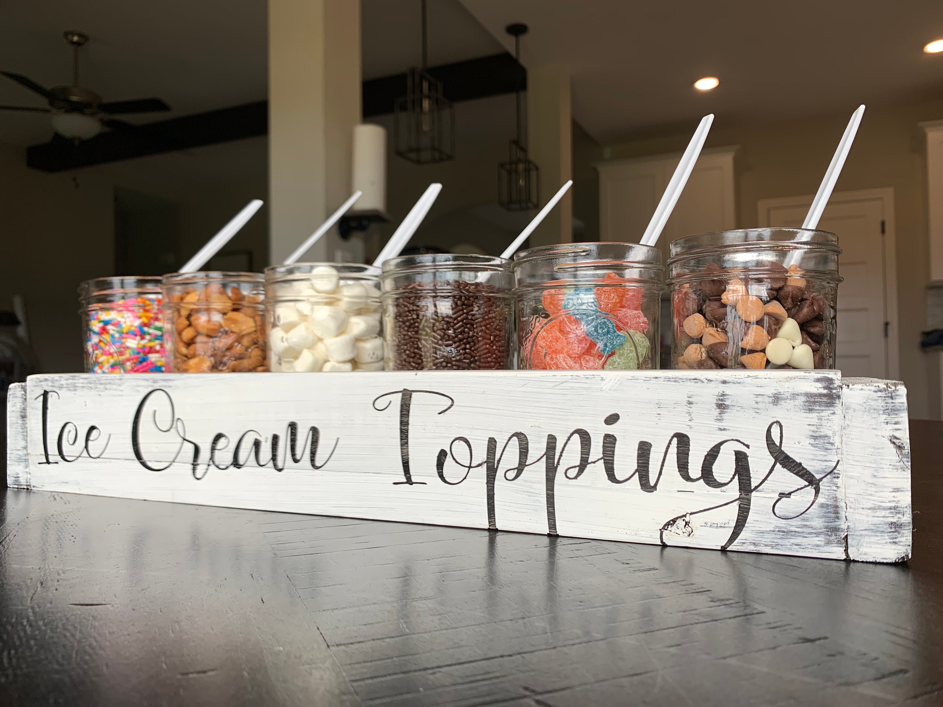 Ice cream station party supplies utensil holder coco bar Etsy