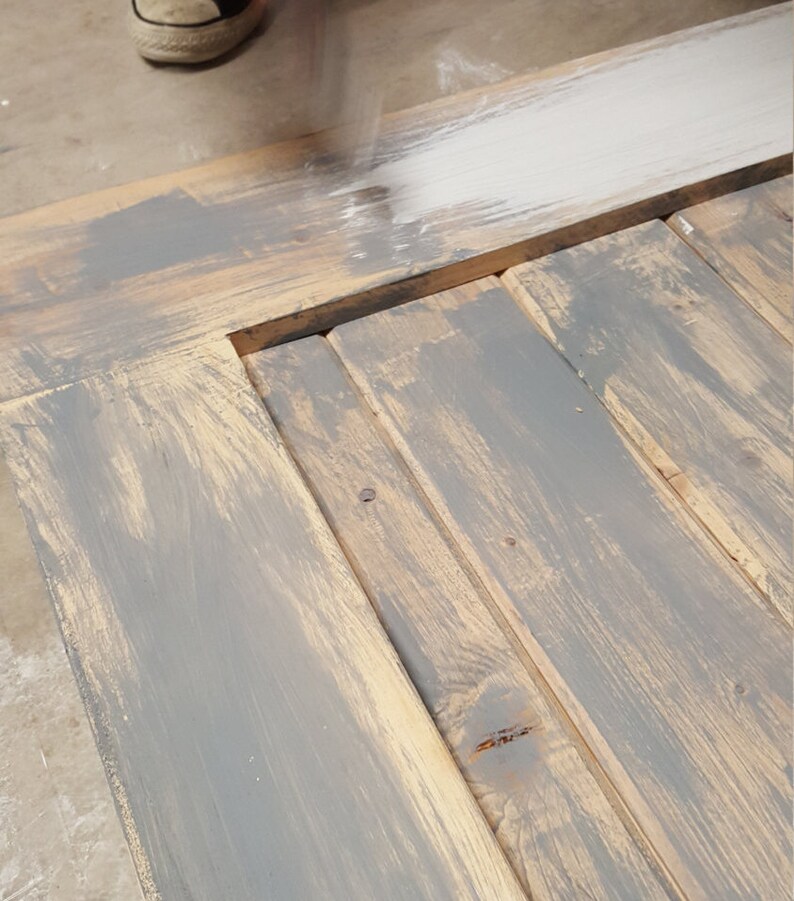 Puerta de granero rústico blanco | Etsy