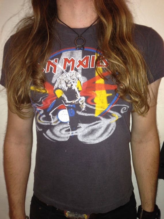 Vintage Original 1981 Iron Maiden Maiden Japan Tou